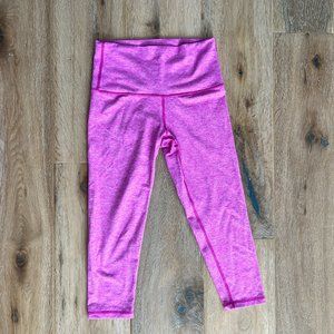 Ivivva Lululemon Rhythmic Tight Leggings Pink Heather Girls 14 or Women Sz 0,2,4